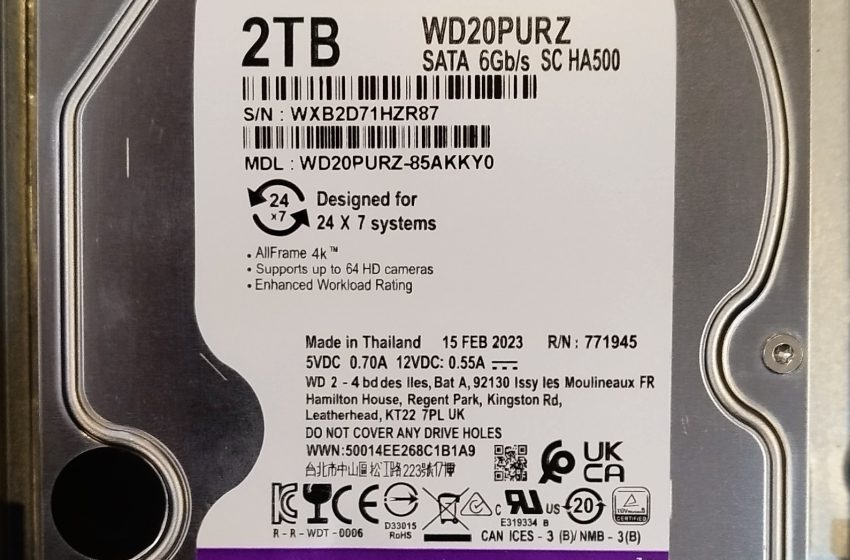  Review of Refurbished and Counterfeit WD Purple Hard Drives